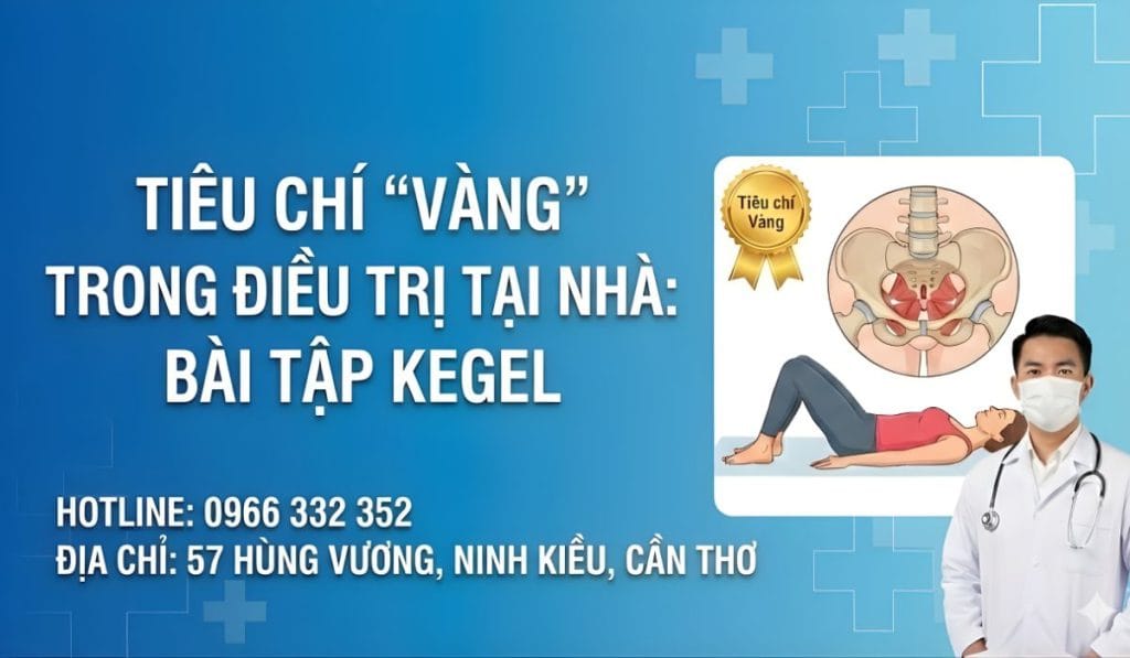Tiêu chí "Vàng" trong điều trị tại nhà: Bài tập Kegel