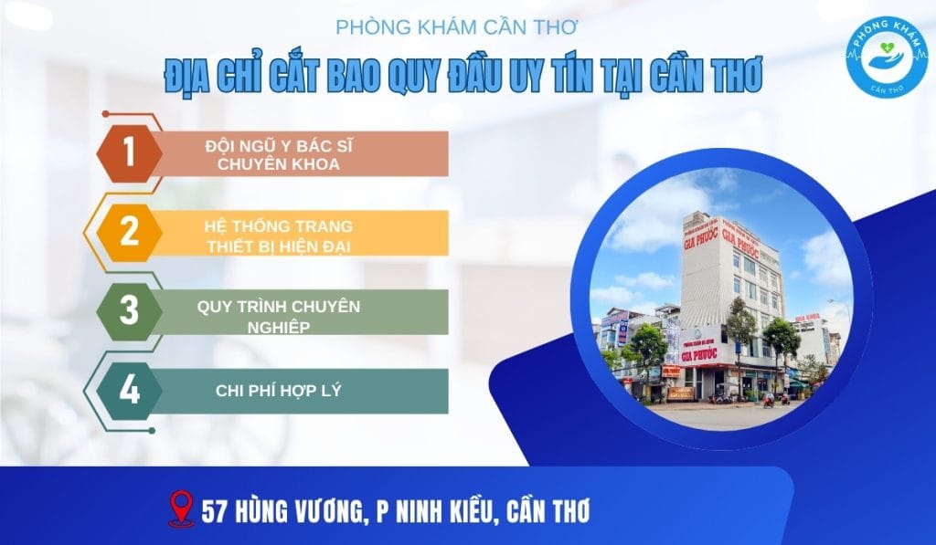 Phòng khám Cần Thơ - Địa chỉ cắt bao quy đầu uy tín tại Cần Thơ cho người dân Tiền Giang