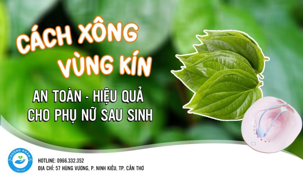 cách xông hơ vùng kín trị viêm
