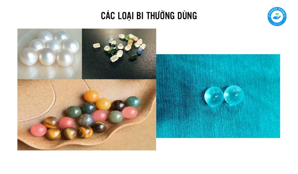 Các loại bi thường dùng